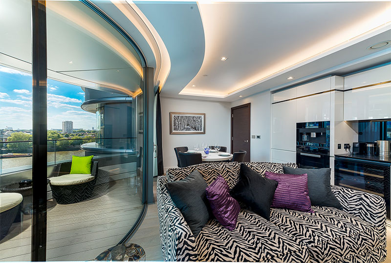 stay and escape luxury London apartment lounge